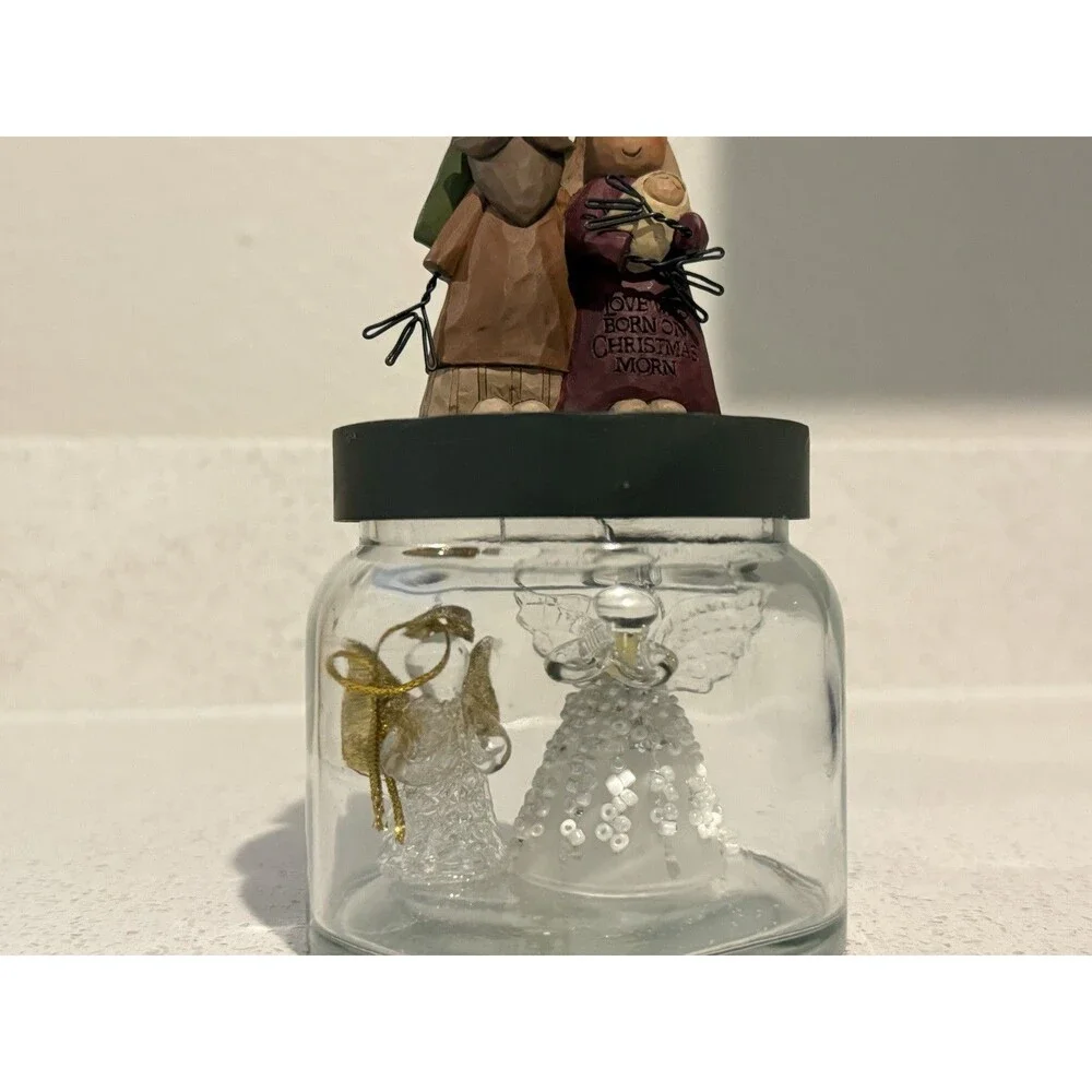 B Lloyd Christmas Nativity Figurine Love was Born on Christmas Morn 2 Angel